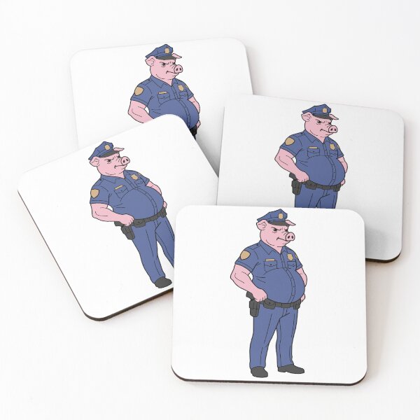 Item preview, Retro Style Pig Police Officer. designed and sold by DforDraig.