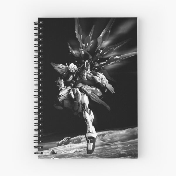 Item preview, black white ZGMF-X20A Strike Freedom Gundam seed digital imaging illustration digital art designed and sold by sabartgunpla.