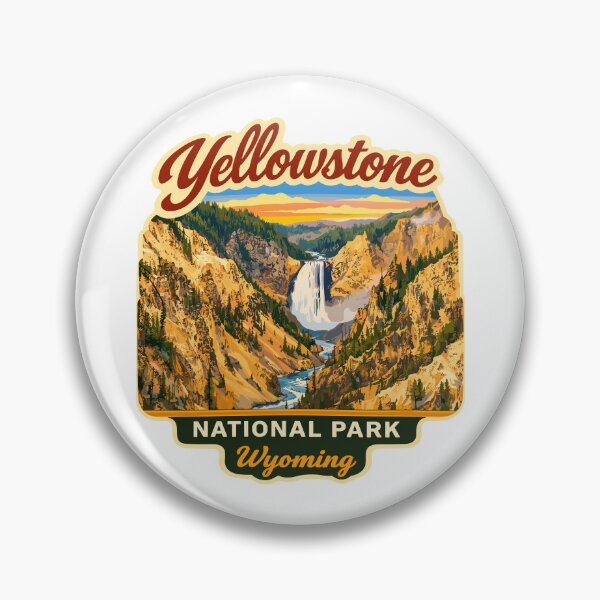 Item preview, Yellowstone National Park Sticker, Fluffy cows, American bison designed and sold by Gideon Emmerich.