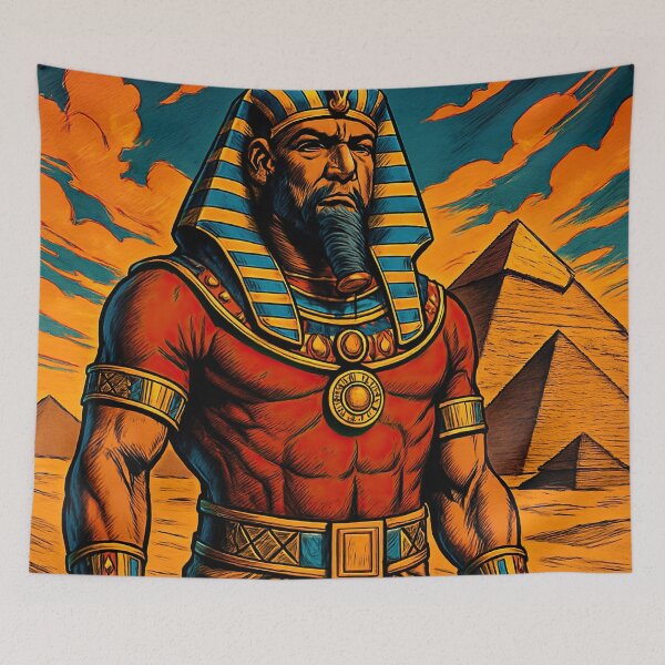 Item preview, Khufu, Egyptian pharaoh | Comics - Cartoon style designed and sold by ComicsFactory.