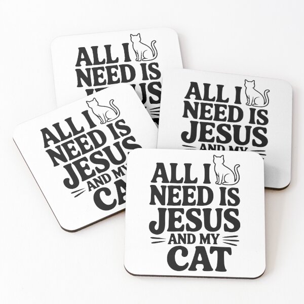 Item preview, All I Need is Jesus and My Cat designed and sold by Frank Ring.