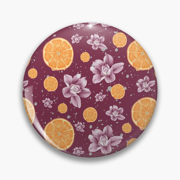 Item preview, Copy of Floral Orange Summer Pattern designed and sold by ApricityPhrases.