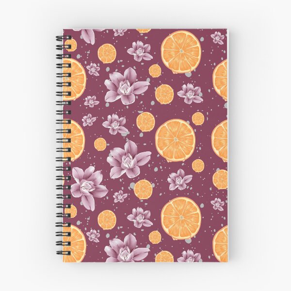 Item preview, Copy of Floral Orange Summer Pattern designed and sold by ApricityPhrases.