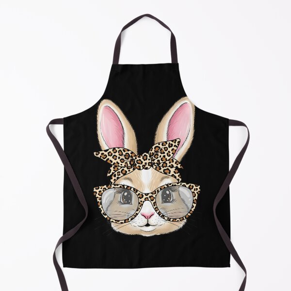 Item preview, Cute Bunny Rabbit Face Leopard Coquette Bow Glasses Easter designed and sold by OlakunleOloroz.