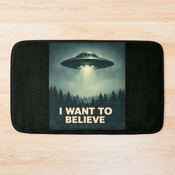 Item preview, I Want To Believe – Retro UFO Tribute designed and sold by KawaiiOrbit.