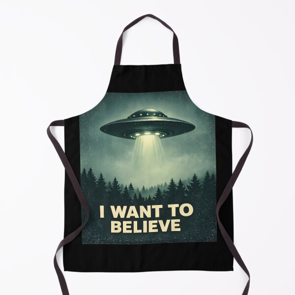 Item preview, I Want To Believe – Retro UFO Tribute designed and sold by KawaiiOrbit.
