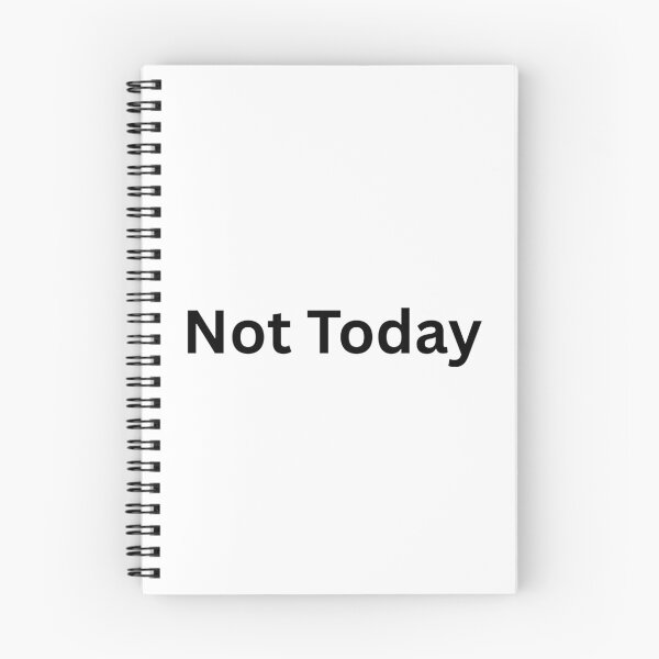 Item preview, Not Today designed and sold by Happy Vibes Studio.