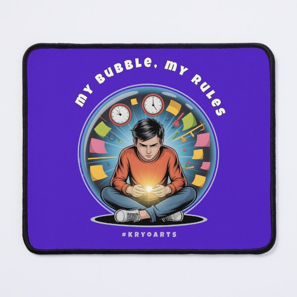 Item preview, My Bubble, My Rules | ADHD Hyperfocus & Boundaries Art designed and sold by kryoarts.