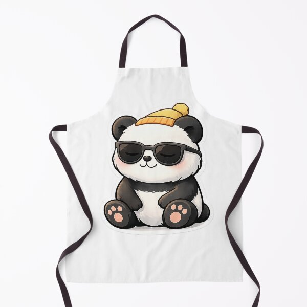 Item preview, Cool Panda with Sunglasses – Cute Kawaii Panda in Beanie | Trendy Aesthetic Animal Sticker designed and sold by snaperos.