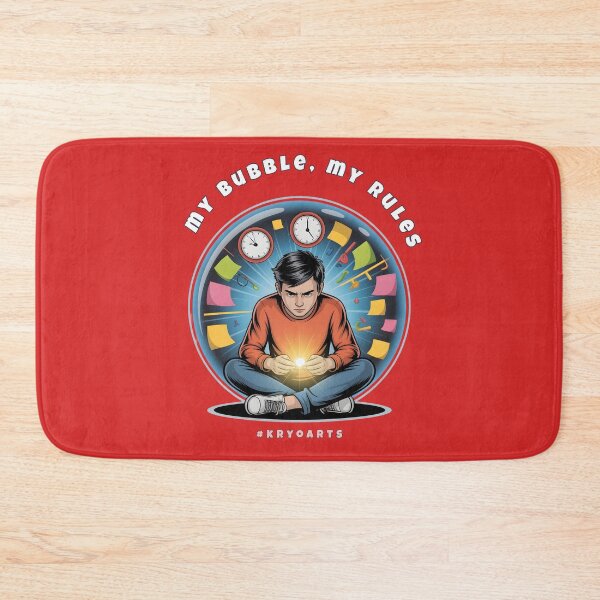 Item preview, My Bubble, My Rules | ADHD Hyperfocus & Boundaries Art designed and sold by kryoarts.