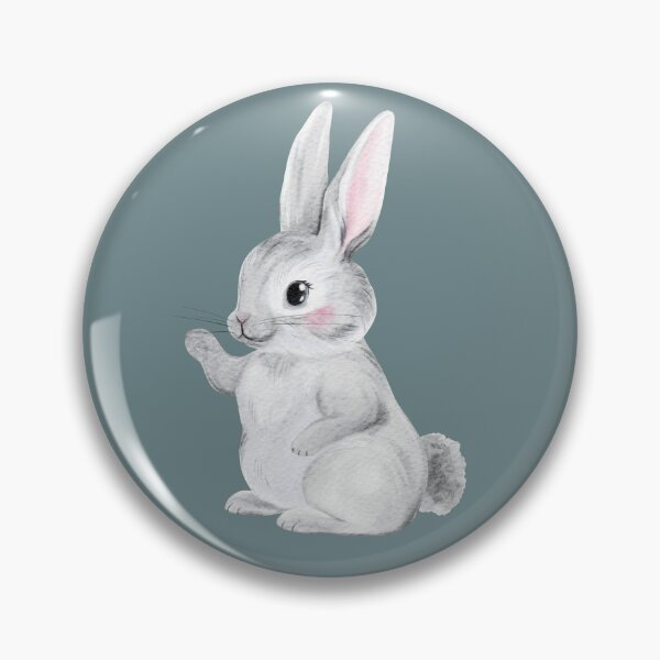 Item preview, Watercolor Bunny designed and sold by Sagi Jane Art.