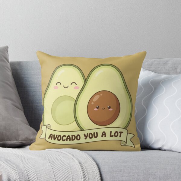 Item preview, Kawaii Avocado Love Pun Illustration designed and sold by PrintBreeze.