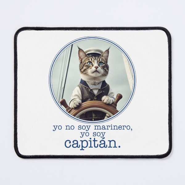 Item preview, Yo soy Capitán designed and sold by the art of cats and pets.