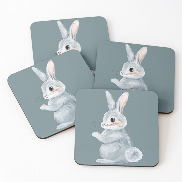 Item preview, Watercolor Blue Bunny designed and sold by Sagi Jane Art.