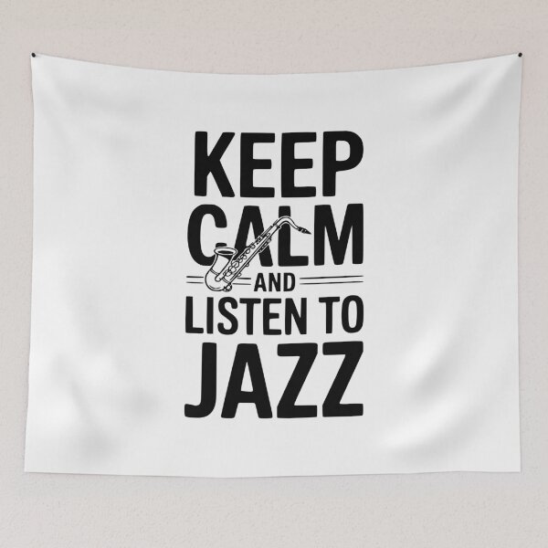 Item preview, Keep Calm and Listen to Jazz designed and sold by Frank Ring.