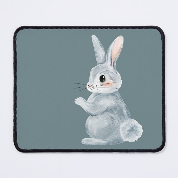 Item preview, Watercolor Blue Bunny designed and sold by Sagi Jane Art.