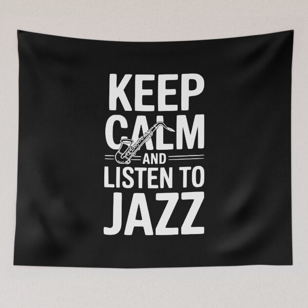 Item preview, Keep Calm and Listen to Jazz designed and sold by Frank Ring.