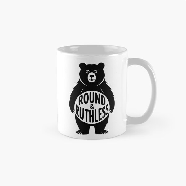 Item preview, Round and Ruthless Funny Pregnancy Retro Typography Design designed and sold by FloraliteCo.