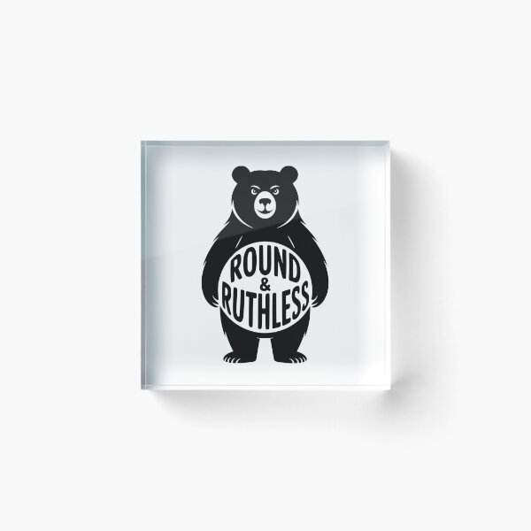 Item preview, Round and Ruthless Funny Pregnancy Retro Typography Design designed and sold by FloraliteCo.