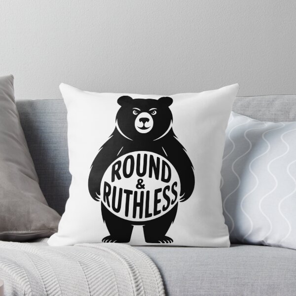 Item preview, Round and Ruthless Funny Pregnancy Retro Typography Design designed and sold by FloraliteCo.