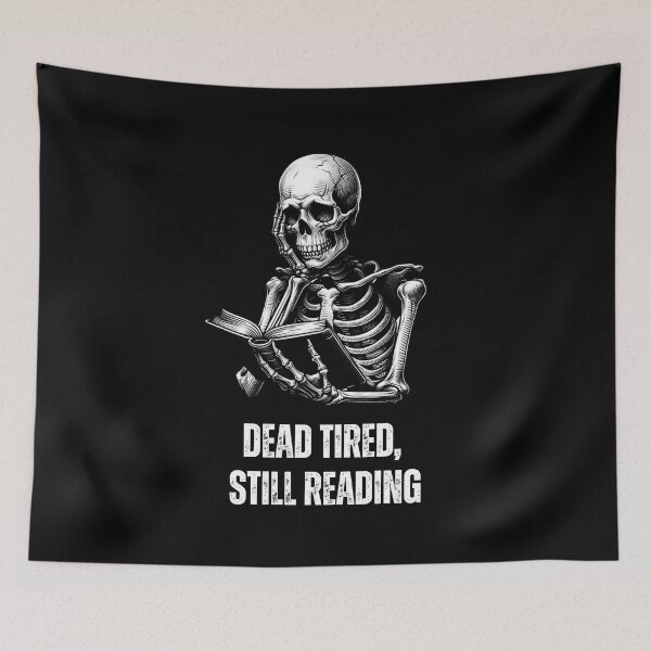 Item preview, Reading Skeleton - Book Lover Gift designed and sold by MyCozyCorner24.