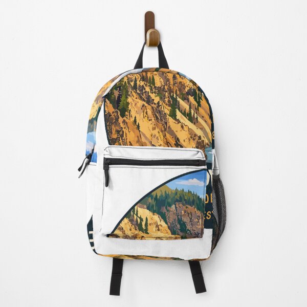 Item preview, Yellowstone National Park Retro Geyser Wildlife, Wyoming US designed and sold by Gideon Emmerich.