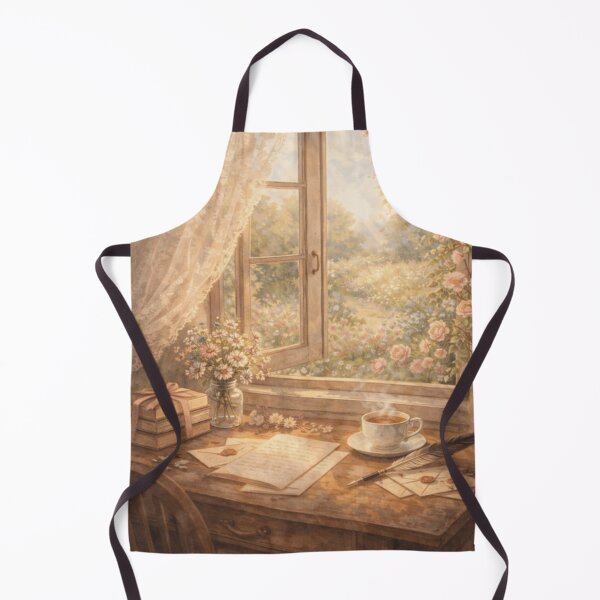 Item preview, Sunlit Writing Nook Letters – Victorian Cottagecore Art designed and sold by ArtFreshStudio.