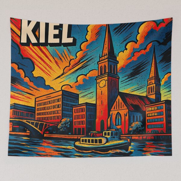 Item preview, Kiel, city | Comics - Cartoon style designed and sold by ComicsFactory.
