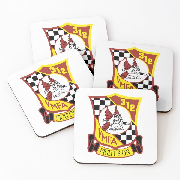 Item preview, VMFA-312 Checkerboards Military Squadron Emblem designed and sold by CharlieDesings.