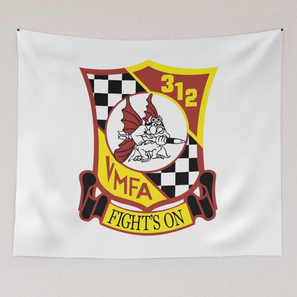Item preview, VMFA-312 Checkerboards Military Squadron Emblem designed and sold by CharlieDesings.