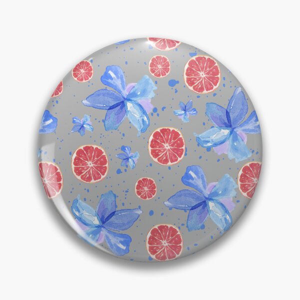 Item preview, Floral Grapefruit Summer Print designed and sold by ApricityPhrases.