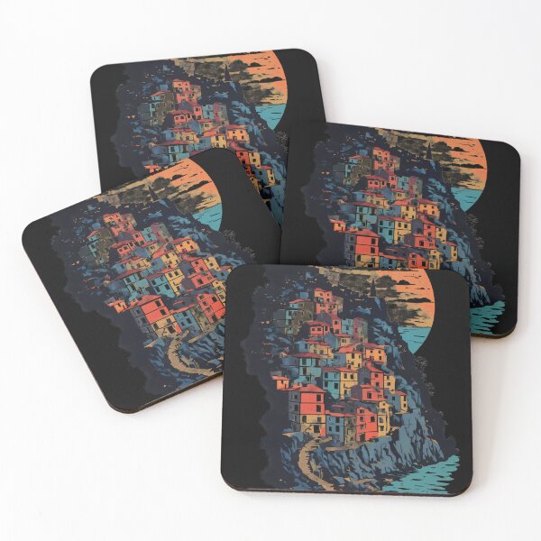 Item preview, Manarola in Silence – Negative Space Landscape of Cinque Terre designed and sold by JacksoonLester.