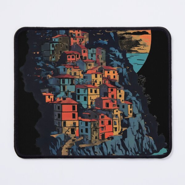 Item preview, Manarola in Silence – Negative Space Landscape of Cinque Terre designed and sold by JacksoonLester.