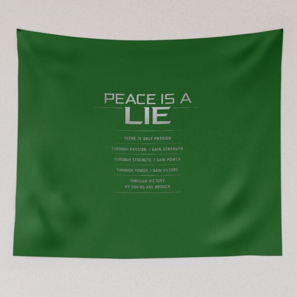 Item preview, Peace Is a Lie – Minimal Sith Code Design designed and sold by KawaiiOrbit.