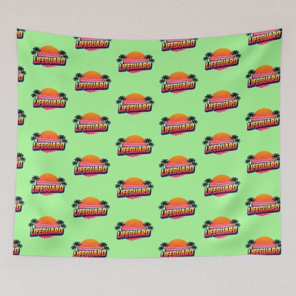 Item preview, Retro Miami Lifeguard Sunset Shirt designed and sold by KawaiiOrbit.