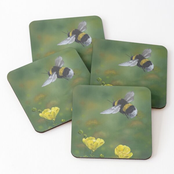 Item preview, Flight of the Buttercup Bumble Bee designed and sold by TheMossyShed.
