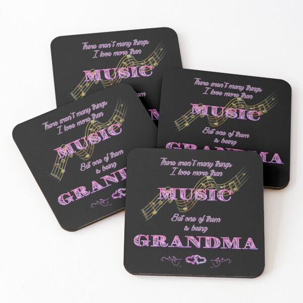 Item preview, I Love Music and Being a Grandma by Amanda M Lucas designed and sold by Amanda Lucas.