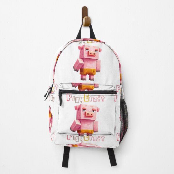 Item preview, PiggyCraft Minecraft Pig - Cute Blocky Lego Style Art Print designed and sold by DesignArtist.ia.