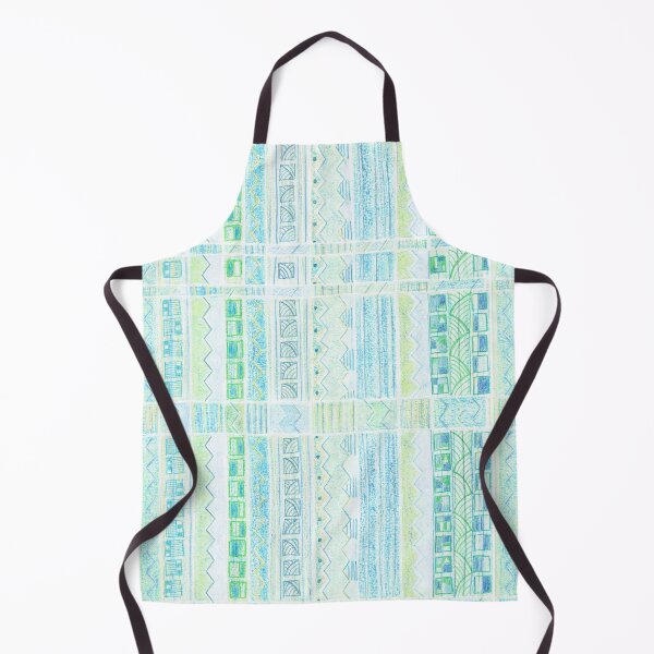 Item preview, Blues and greens stripes designed and sold by MoisOneOffs.
