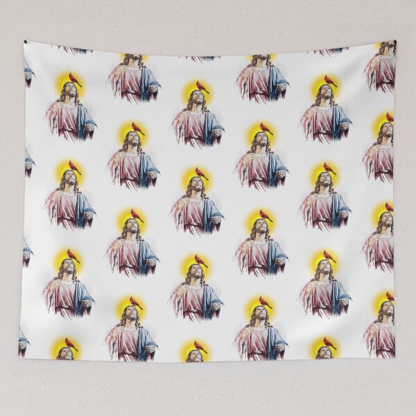 Item preview, Jesus and Cardinal designed and sold by Roy & Tiffany.