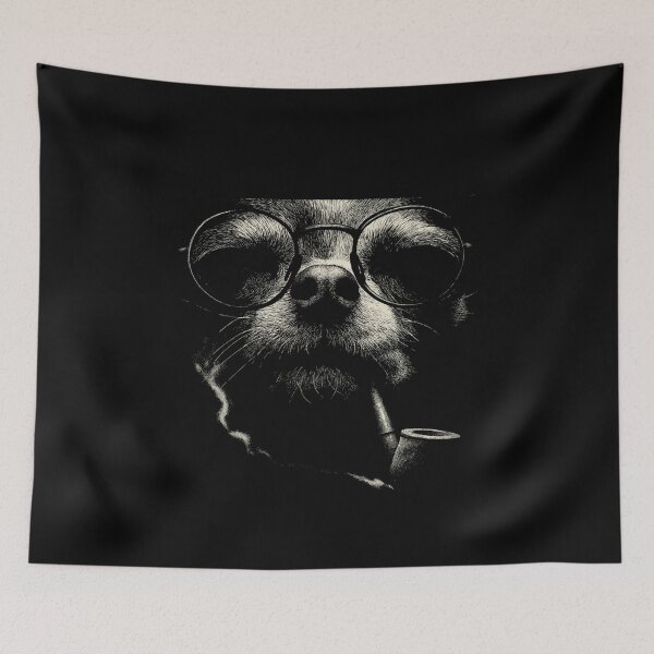 Item preview, Sophisticated Chihuahua Dog Pipe Smoker designed and sold by k3rstman1.