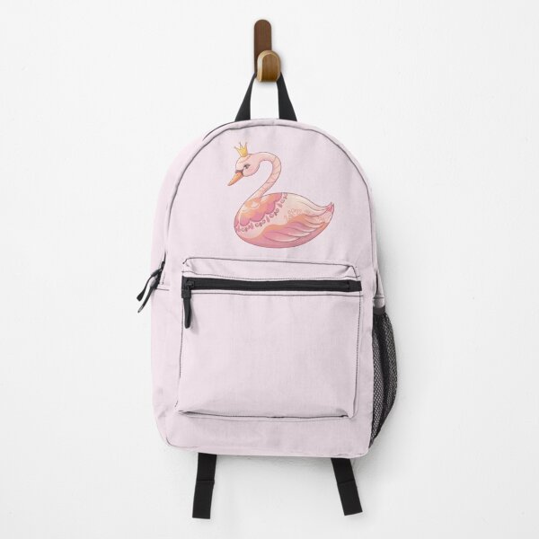 Item preview, Pink Swan with Golden Crown Illustration designed and sold by JessieJoyStudio.