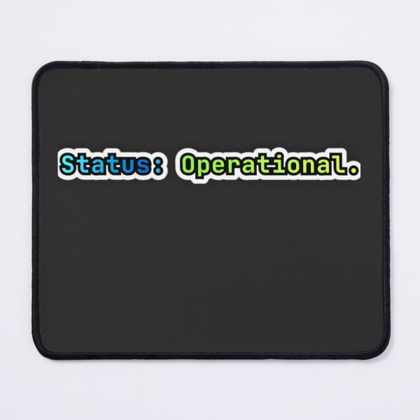 Item preview, Status Operational – Developer Humor Sticker designed and sold by TheNerdSociety.