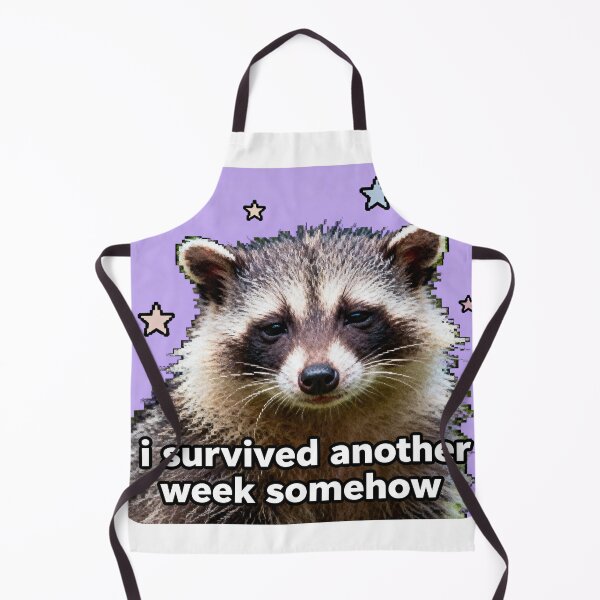 Item preview, I Survived Another Week Possum - Relatable Meme designed and sold by PictorialWhimsy.