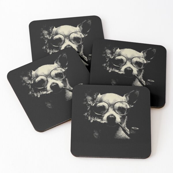 Item preview, Sophisticated Chihuahua Dog with Pipe and Glasses designed and sold by k3rstman1.