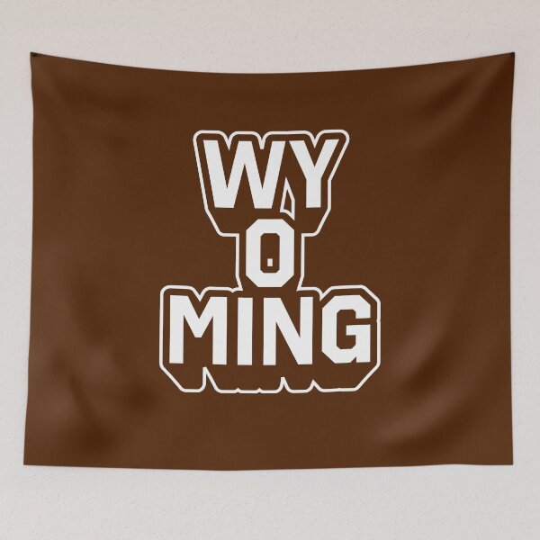 Item preview, Wyoming Retro Varsity - Hometown Pride & Streetwear Block Typography designed and sold by MZS Studio.