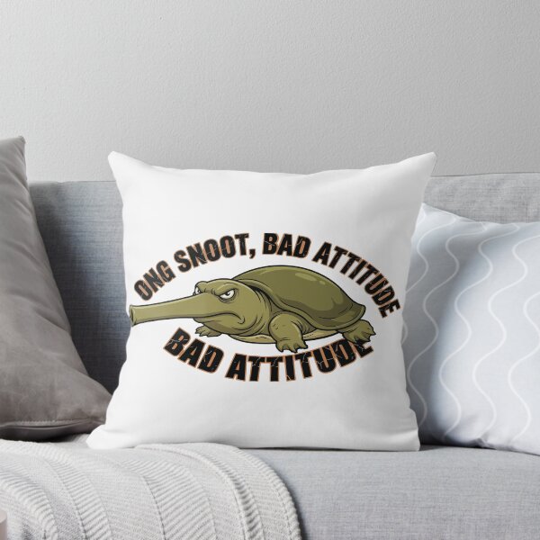 Item preview, Long Snoot Bad Attitude Funny Softshell Turtle designed and sold by Petzzz.