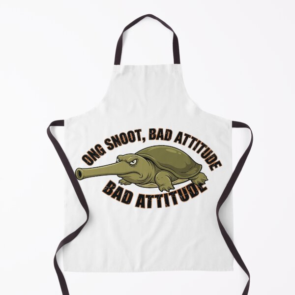 Item preview, Long Snoot Bad Attitude Funny Softshell Turtle designed and sold by Petzzz.