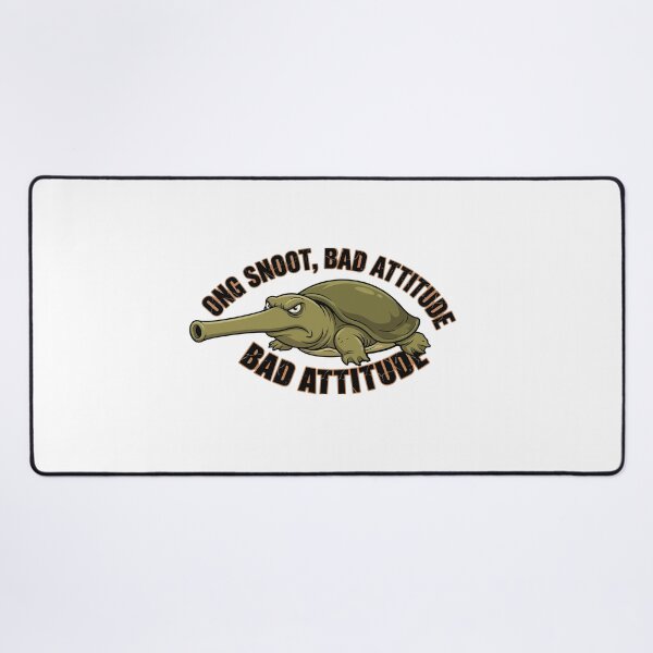 Item preview, Long Snoot Bad Attitude Funny Softshell Turtle designed and sold by Petzzz.