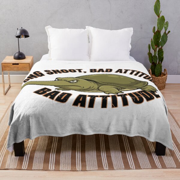 Item preview, Long Snoot Bad Attitude Funny Softshell Turtle designed and sold by Petzzz.